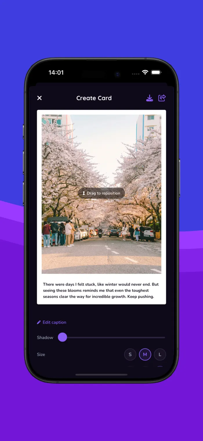 Capwit batch mode generating captions for multiple photos at once